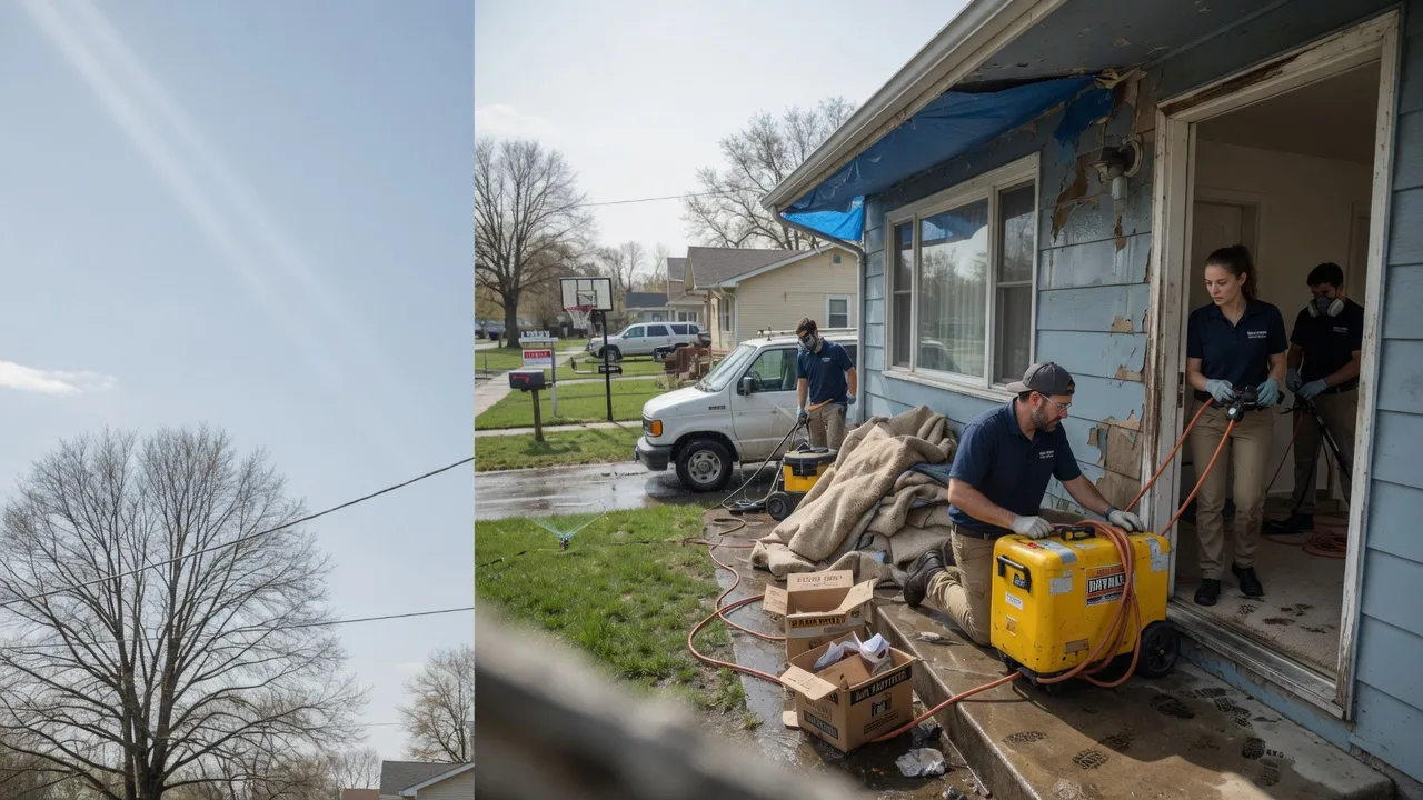 Basement Flood Cleanup in Crane, TX near me